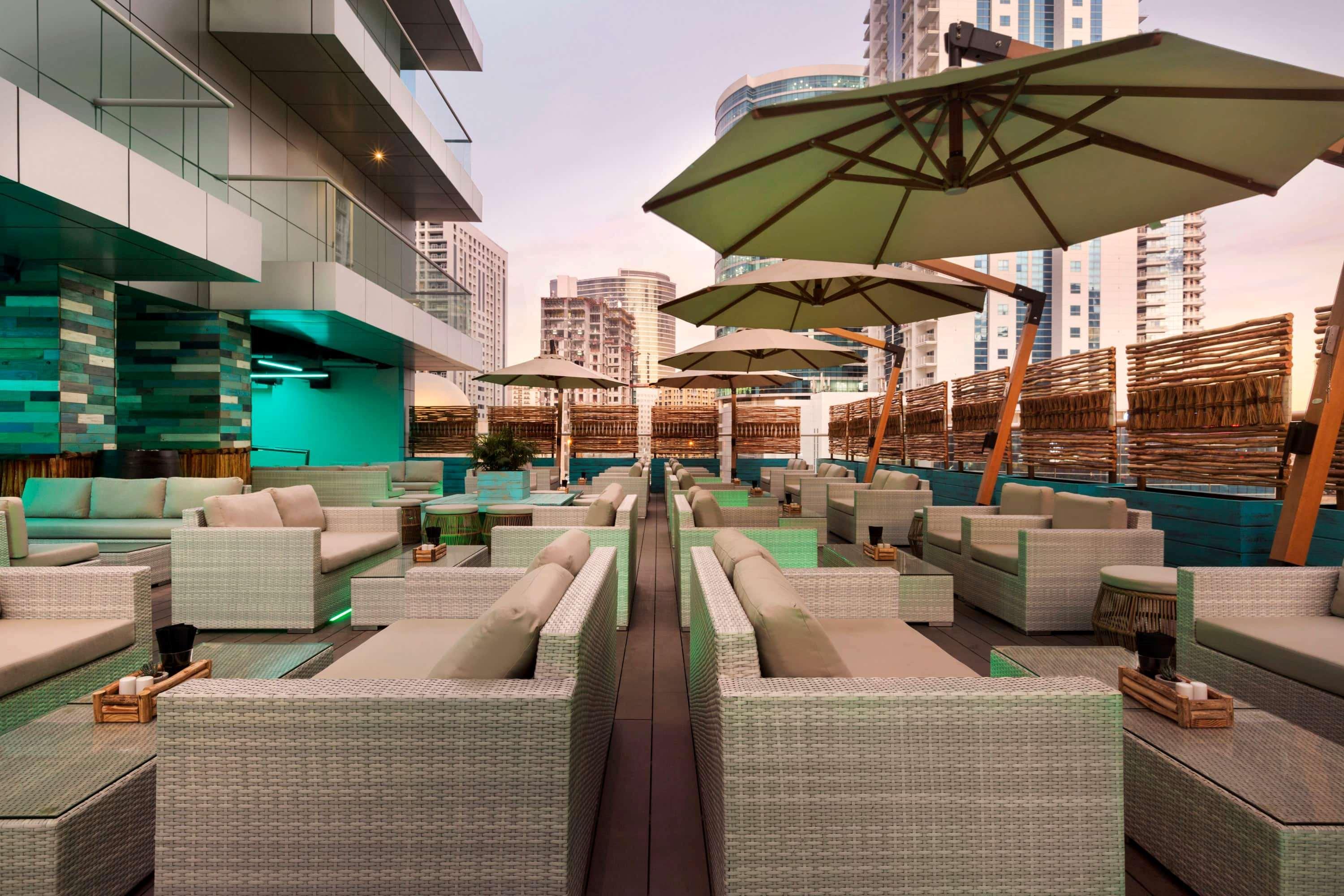 Tryp By Wyndham Dubai Hotel Exterior photo Rooftop lounge at the Jumeirah Jumeirah