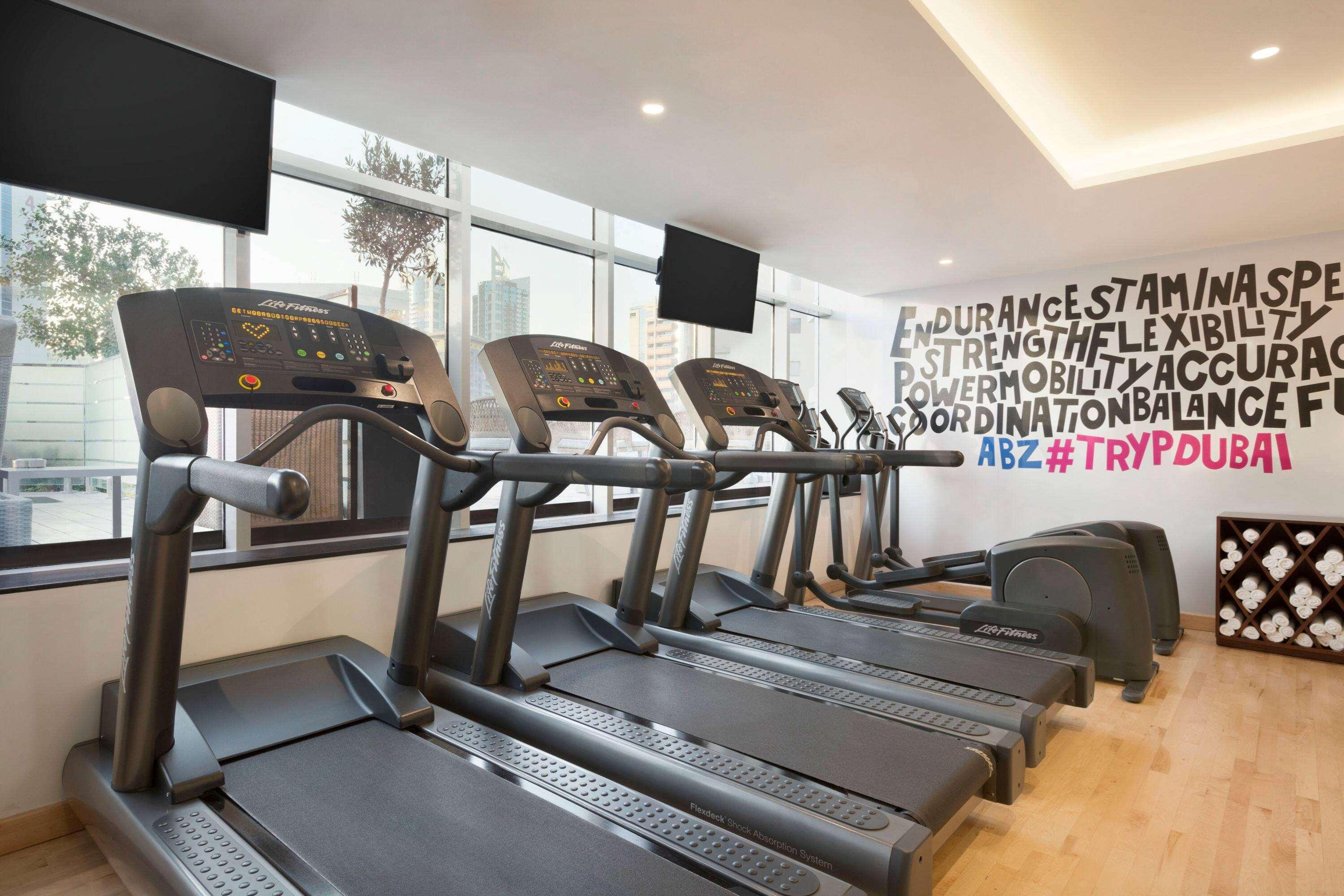 Tryp By Wyndham Dubai Hotel Exterior photo Life Fitness