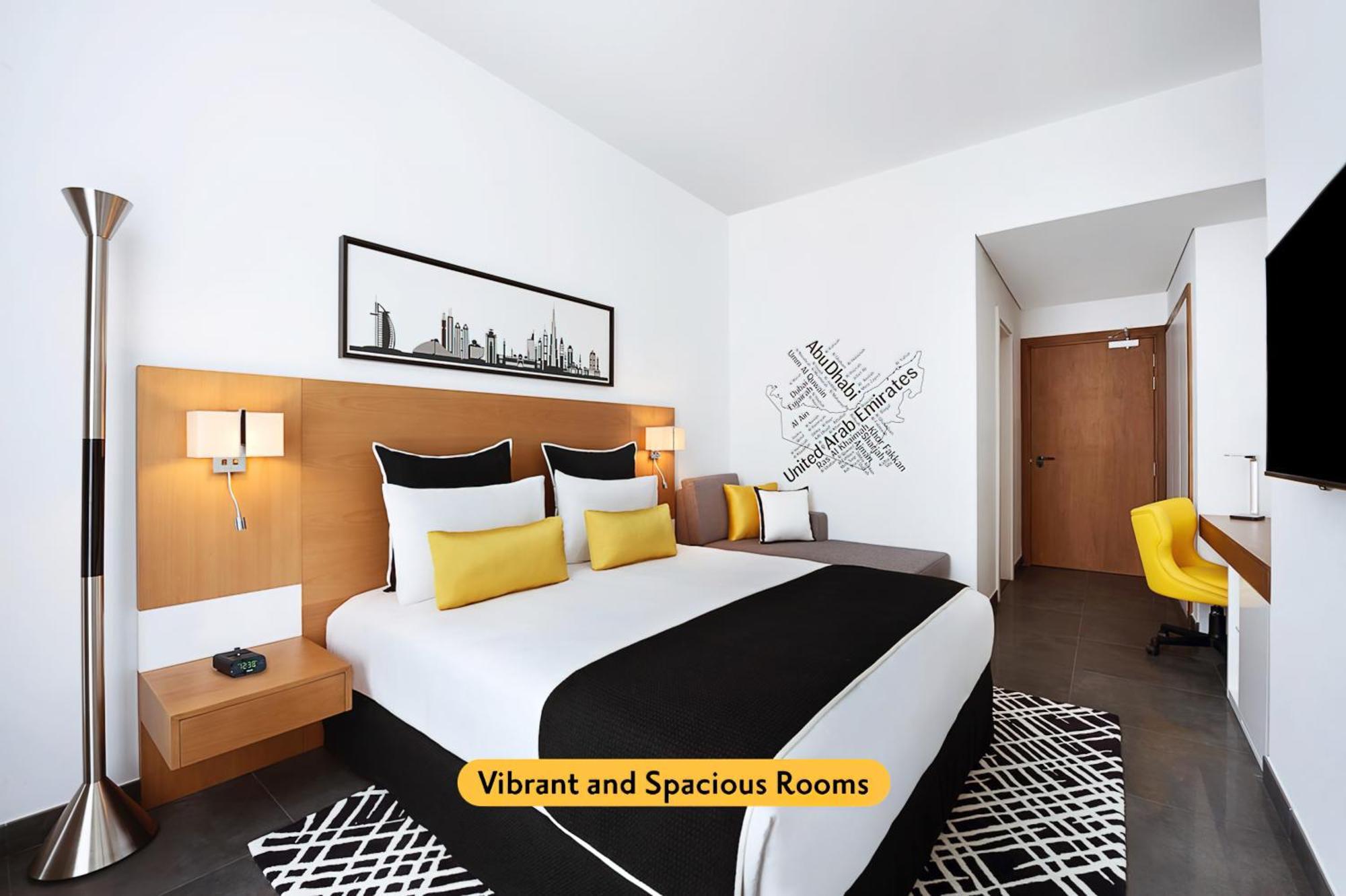 Tryp By Wyndham Dubai Hotel Exterior photo Vibrant and Spacious Rooms