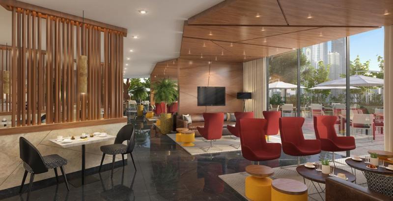 Tryp By Wyndham Dubai Hotel Exterior photo The hotel's lobby