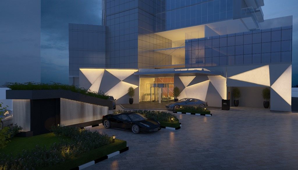 Tryp By Wyndham Dubai Hotel Exterior photo The hotel is located in the city of Karachi, Pakistan.