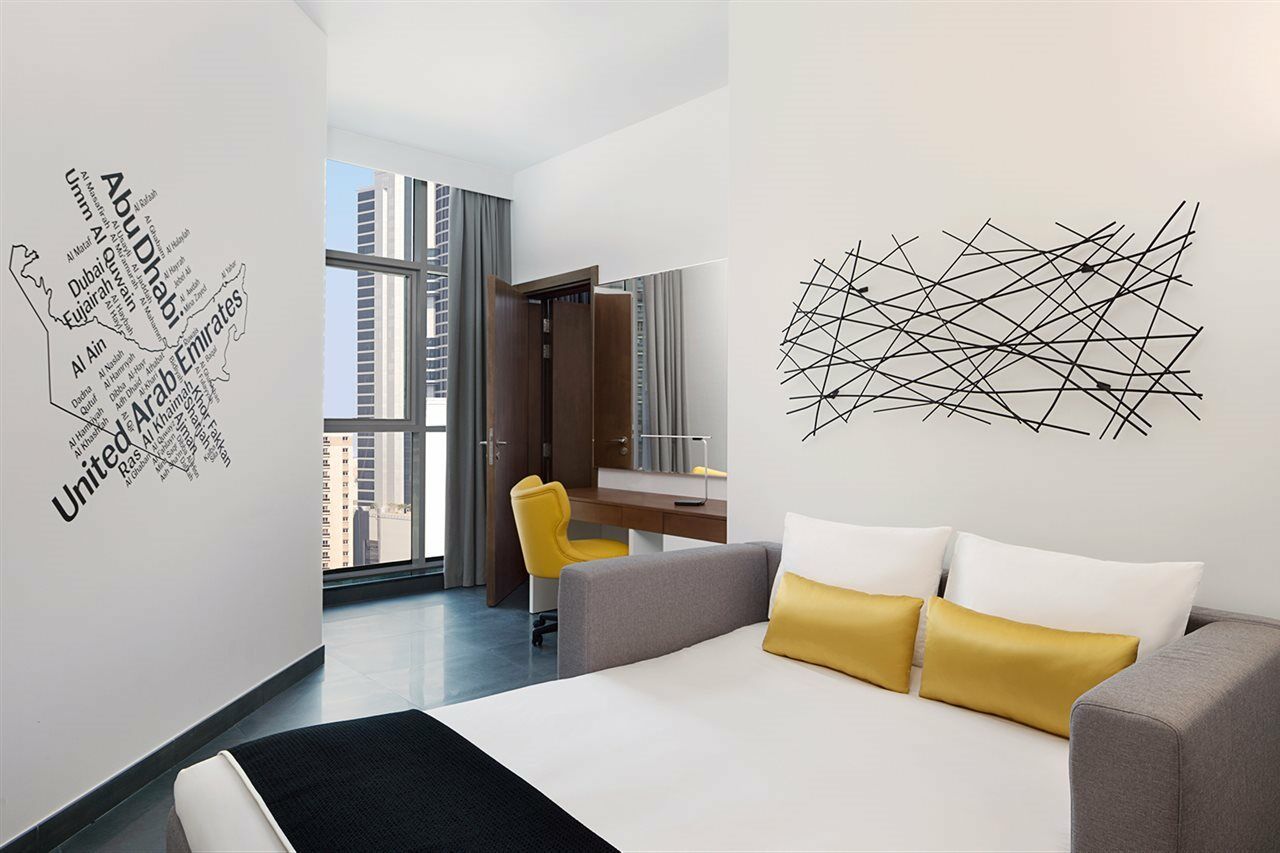 Tryp By Wyndham Dubai Hotel Exterior photo The map of the United Arab Emirates on the wall of a room at the hotel